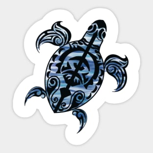 Sea turtle tribal Sticker